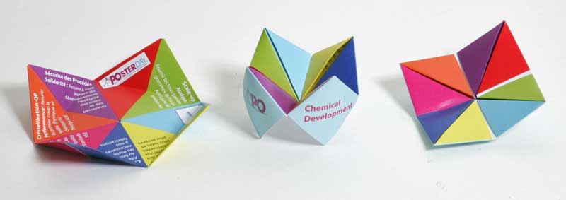 origami, pliage cocotte ou écolier